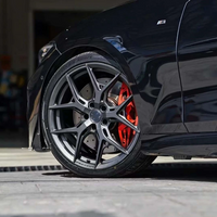 Deep Lip Black Alloy 5X112 5X120 5X114.3 17 18 19 20 21 22 23 24 Inch Car Forged Wheel Rim for Car F30