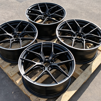 Deep Lip Black Alloy 5X112 5X120 5X114.3 17 18 19 20 21 22 23 24 Inch Car Forged Wheel Rim for Car F30