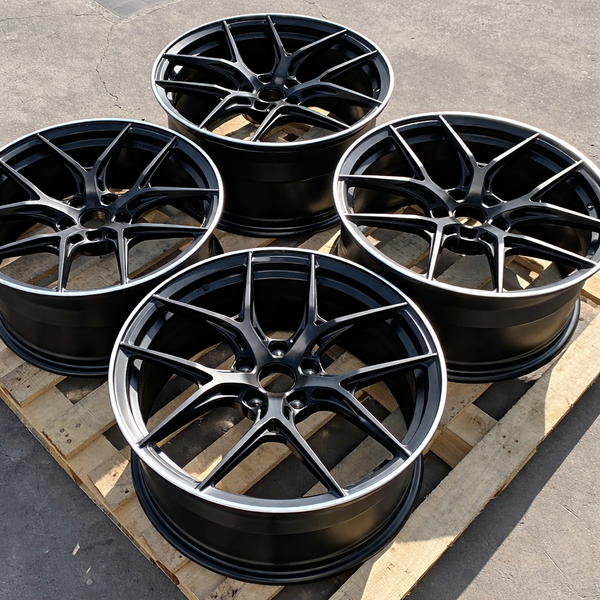 Deep Lip Black Alloy 5X112 5X120 5X114.3 17 18 19 20 21 22 23 24 Inch Car Forged Wheel Rim for Car F30