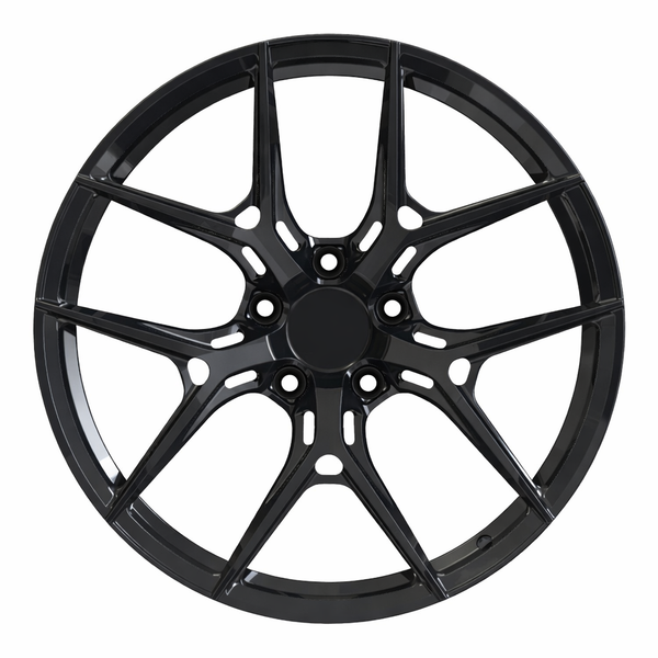 Deep Lip Black Alloy 5X112 5X120 5X114.3 17 18 19 20 21 22 23 24 Inch Car Forged Wheel Rim for Car F30