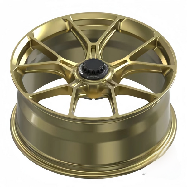 Custom Forged Wheels Brushed Gold 19 20 21 Inch Centr Lock Style Forged Wheels